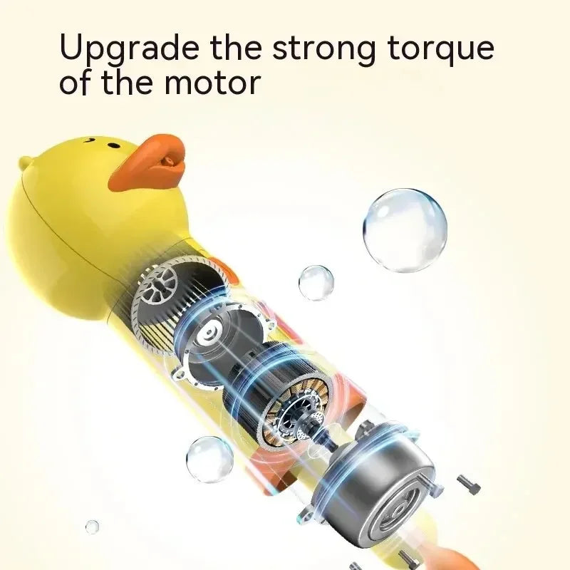 TOUA Yellow Duck Pet Cleaning Bathing Electric Foam Machine Usb Charging Automatic Soap Dispenser Foam Machine Pet Accessories