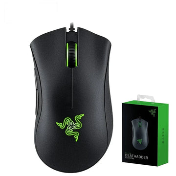 Original  Deathadder Essential Wired Gaming Mouse Mice 6400DPI Optical Sensor 5 Independently Buttons for Laptop PC Gamer