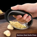 Stainless Steel Garlic Press Kitchen Garlic Press Manual Garlic Masher Kitchen Accessories Vegetable Home Gadget Accessories