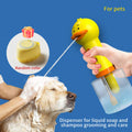 TOUA Yellow Duck Pet Cleaning Bathing Electric Foam Machine Usb Charging Automatic Soap Dispenser Foam Machine Pet Accessories